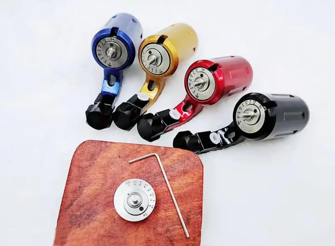 Professional Tattoo Rotary Machine Set, Multi-Colour, Precision Control 5pcs-image-5