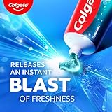 Colgate Max White White + Crystals Toothpaste 125ml - Teeth whitening Toothpaste - restores Natural Whiteness - 10x Longer Lasting Cooling Than Regular Fluoride Toothpaste - Fights Cavities - Image 4
