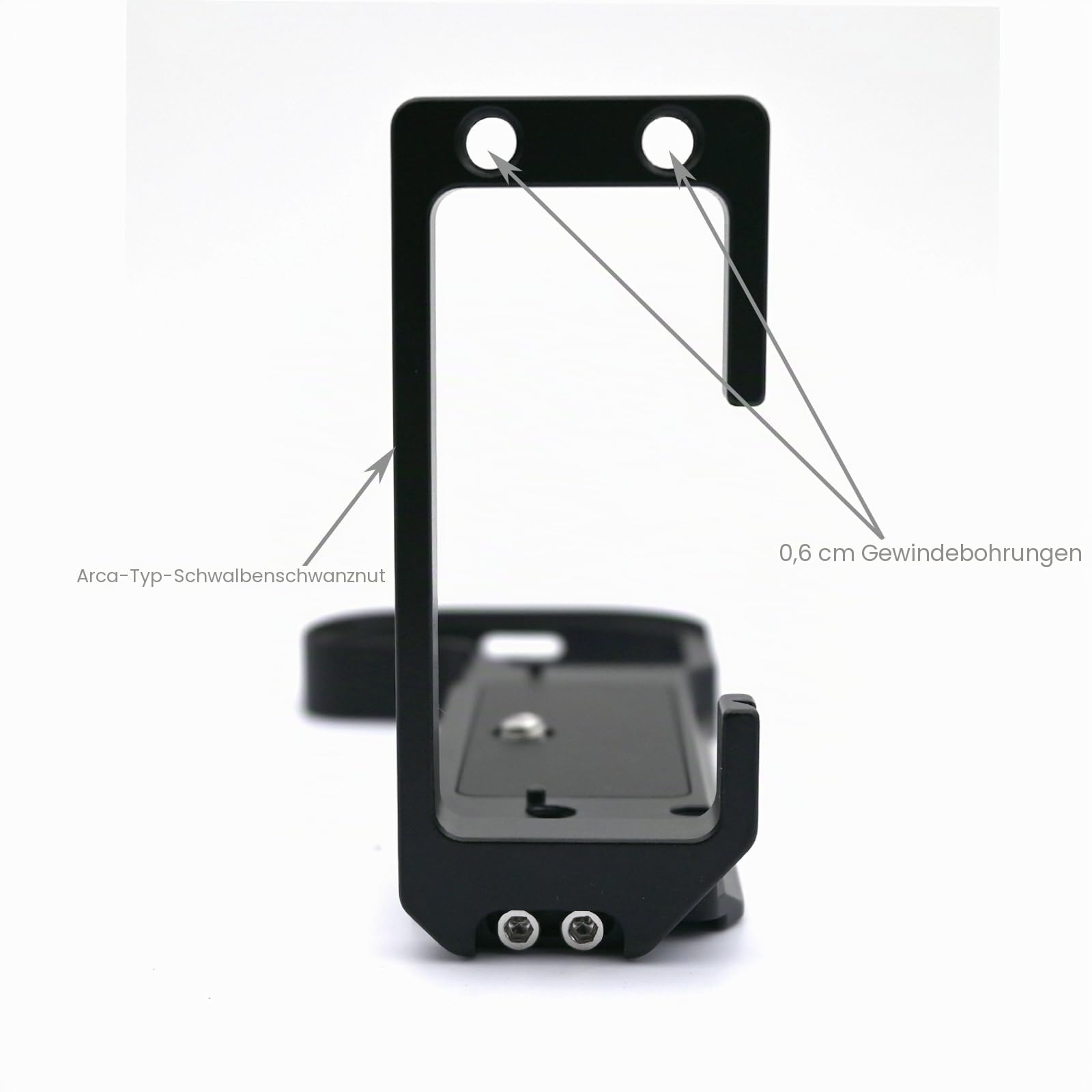 R5II L-Platte kompatibel für Canon EOS R5 Mark II L-Halterung mit Schnellwechsel-Arca-Platte, vertikaler und horizontaler Schussschalter für Canon R52, Schutzgehäuse, direkt für DJI RS4 Pro RS4 RS3