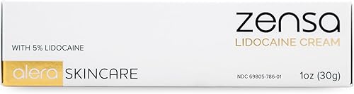 Zensa - Crema adormecedora con 5% de lidocaína — Anestésico tópico de acción rápida. Máximo alivio del dolor para tatuajes, piercings, micro