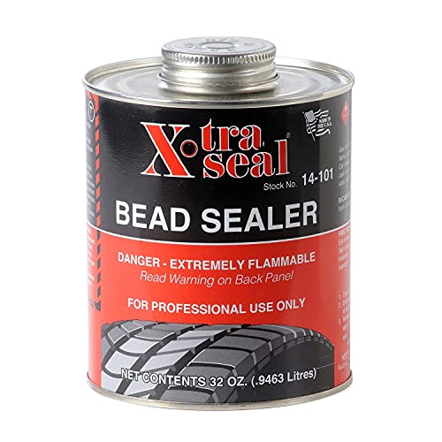 Tire Slowly Goes Flat, Tire Air Loss, Low Tire Pressure Warning Light Illuminated, Aluminum Wheel Bead Seat Corrosion (Clean and Resurface Wheel Bead Seat) - 2022 and Prior GM Passenger Cars and Light Duty Trucks 6 Xtra Seal Extra Heavy Duty Bead Sealer 14-101B (Extra Thick)