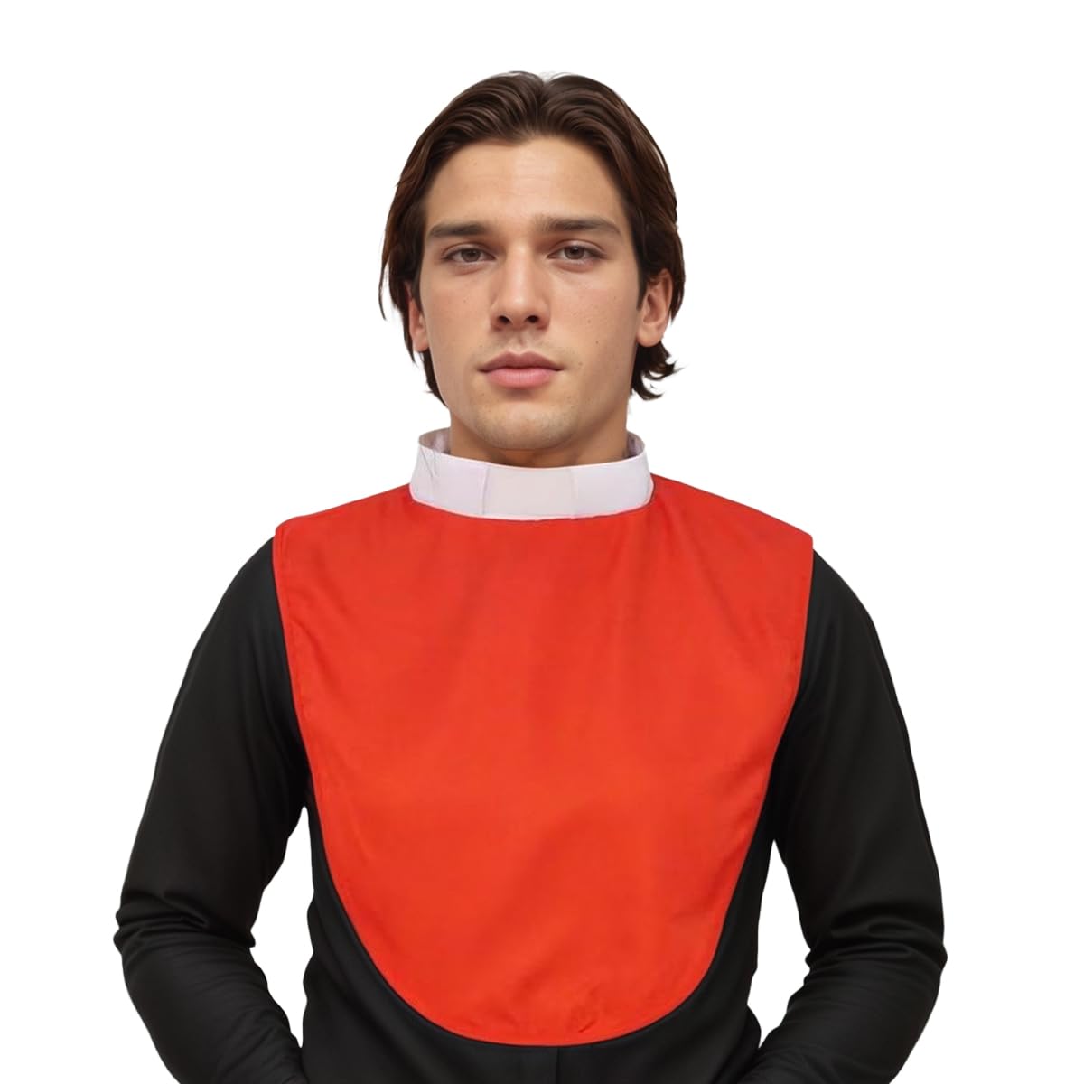 Priest Clergy Tab Collar Unisex Costume Pastor Bib Dickey for Clerical Shirt
