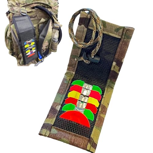 Elk Callールホルダー | アウトドア ホイッスル バッグ 6ホルダー | 軽量 オックスフォード生地 ホイッスル ケース スポーツ ハイキング 登山 キャンプ 旅行 狩猟 野外活動