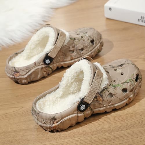 Zuecos de invierno para hombre antideslizantes ELIOGN: despídete de los pies fríos y resbalones 6
