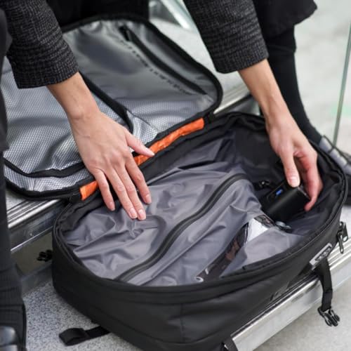 Image of Meyaar 60L Vacuum Compression Travel Backpack with Air Pump Included, Expandable Space Saver, Waterproof, TSA Lock & Multi-Pocket Design Laptop Backpack with USB Charging