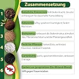 Garten Lux Monstera Terra 4 l bez torfu - 6 w 1 przeciwko komarom żałobnym | aroidalne podłoże | ziemia kokosowa, perlit, kora sosnowa, biohumus, węgiel ogrodowy + tajny kompleks |