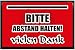 Produktbild Klebespatz Fußmatte Abstand halten - Diskretion Schutz Bodenmatte Fußabtreter Schmutzfangmatte Hinweismatte 40 x 60cm