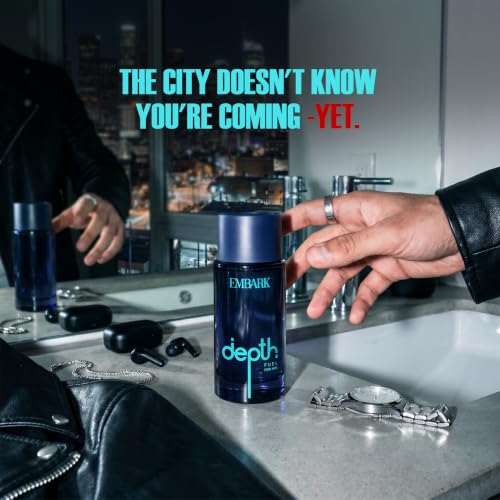 Image of EMBARK Depth Fuel Long Lasting Perfume for Men | 100ml Eau De Parfum | Citrus Aromatic Premium Fragrance | Gift for Men