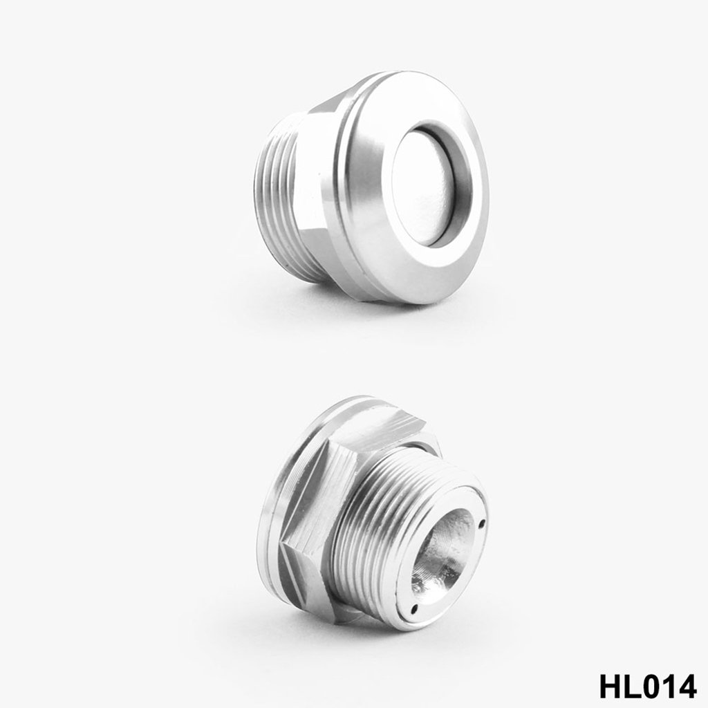 10 set di 22 mm pulsante di sgancio rapido cofano cofano perni di bloccaggio universale argento