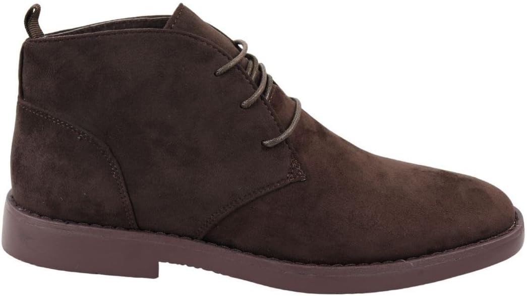 Mens's Chukka Desert Ankle Boots Lace Up Suede Shoes
