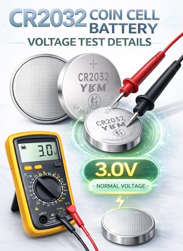 Baterías CR2032 10 Pack 3V Lithium Coin Cell miniatura 3
