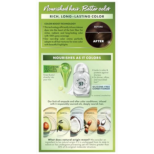 image for Garnier Hair Color Nutrisse Nourishing Creme, 33 Darkest Golden Brown 