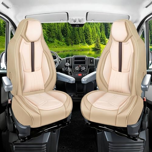 Housses de siège de camping-car pour Chausson etape line WDS4 rénovation intérieur