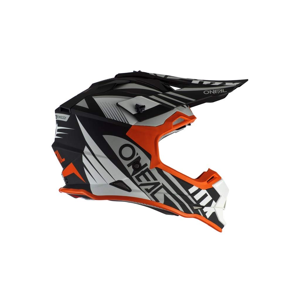 O'NEAL | Casque de Motocross | MX Enduro | Coque en ABS, Norme de sécurité ECE 22.05, Ventilations pour Une Ventilation et Un Refroidissement optimaux | Casque 2SRS Spyde 2.0 | Adulte