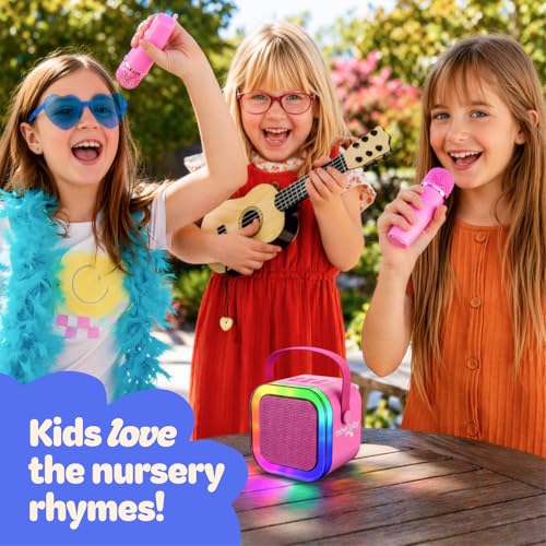 Mini machine à karaoké pour enfants Move2Play pour chanter à deux avec connexion Bluetooth - 2