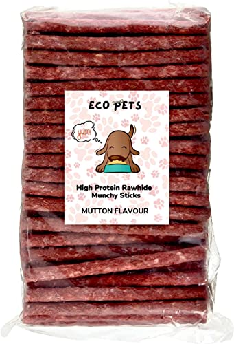 Image of Chew Sticks for Dog Chew Stick Munchy Stick Real Mutton Flavors Dogs Snacks, Dog Treats for Puppy, Protein Training Chew (400 Gram)