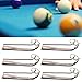 6Pcs Billiard Table FAL, Ser Pool, Heavy Duty Billiard Table Supply with Height and Length, ze