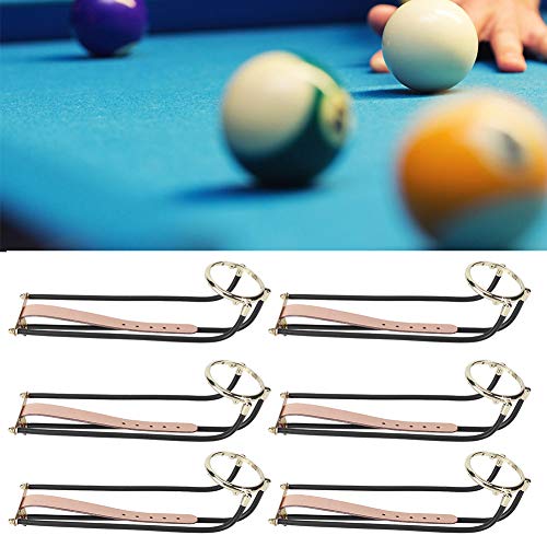 Poches de rail de table de billard Dilwe pour remplacement standard de 6 pièces - 5