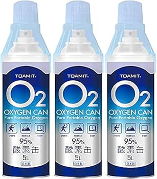 携帯用　濃縮酸素酸素缶 スプレータイプ　12本入り×2箱＝24本　日本製 酸素缶 【携帯用濃縮酸素】 5リットル 12本セット 日本製 高濃度酸素