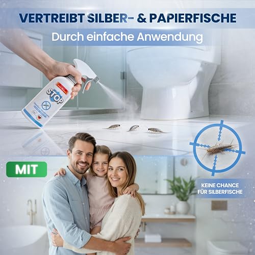 KRAFTKÖNIG Silberfisch Spray 500 ml - VERGLEICHSSIEGER - Hochwirksam – Ansicht 4