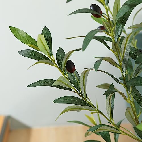 Lomanto PART_B0C14RGKK7 Artificial Olive Trees, 5 Ft Tall Fake Olive Trees For Indoor thumb #4