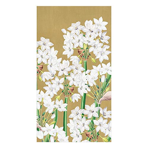 Caspari Paperwhites Paper Guest Towel Napkins In Gold - Two Packs Of 15 #TOP1