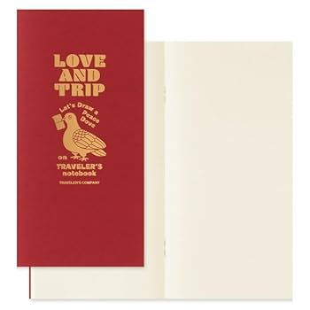 Amazon | トラベラーズノート LOVE AND TRIP レッド | ノート
