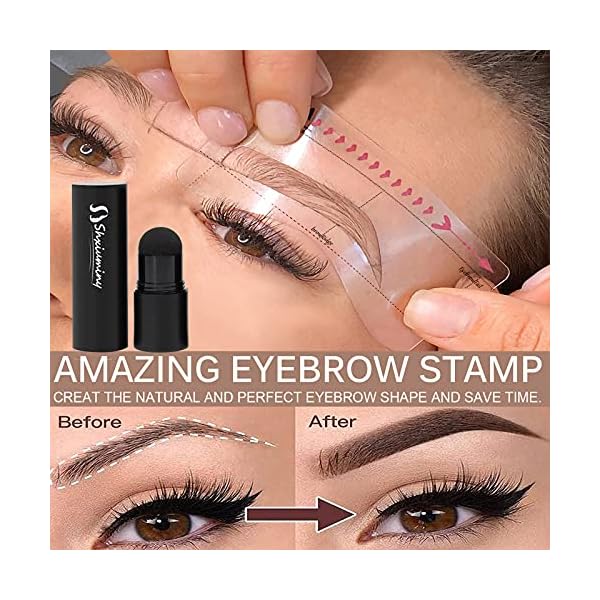 Eyebrow-Stamp-Waterproof-1-Step-Eyebrow-Stamp-Shaping-Kit-Professional-Brow-Powder-Stamp-Hairline-Shadow-Powder-Stick-Long-Lasting-Instantly-ColorLight-Brown Eyebrow Stamp Waterproof, 1 Step Eyebrow Stamp Shaping Kit Professional Brow Powder Stamp Hairline Shadow Powder Stick…
