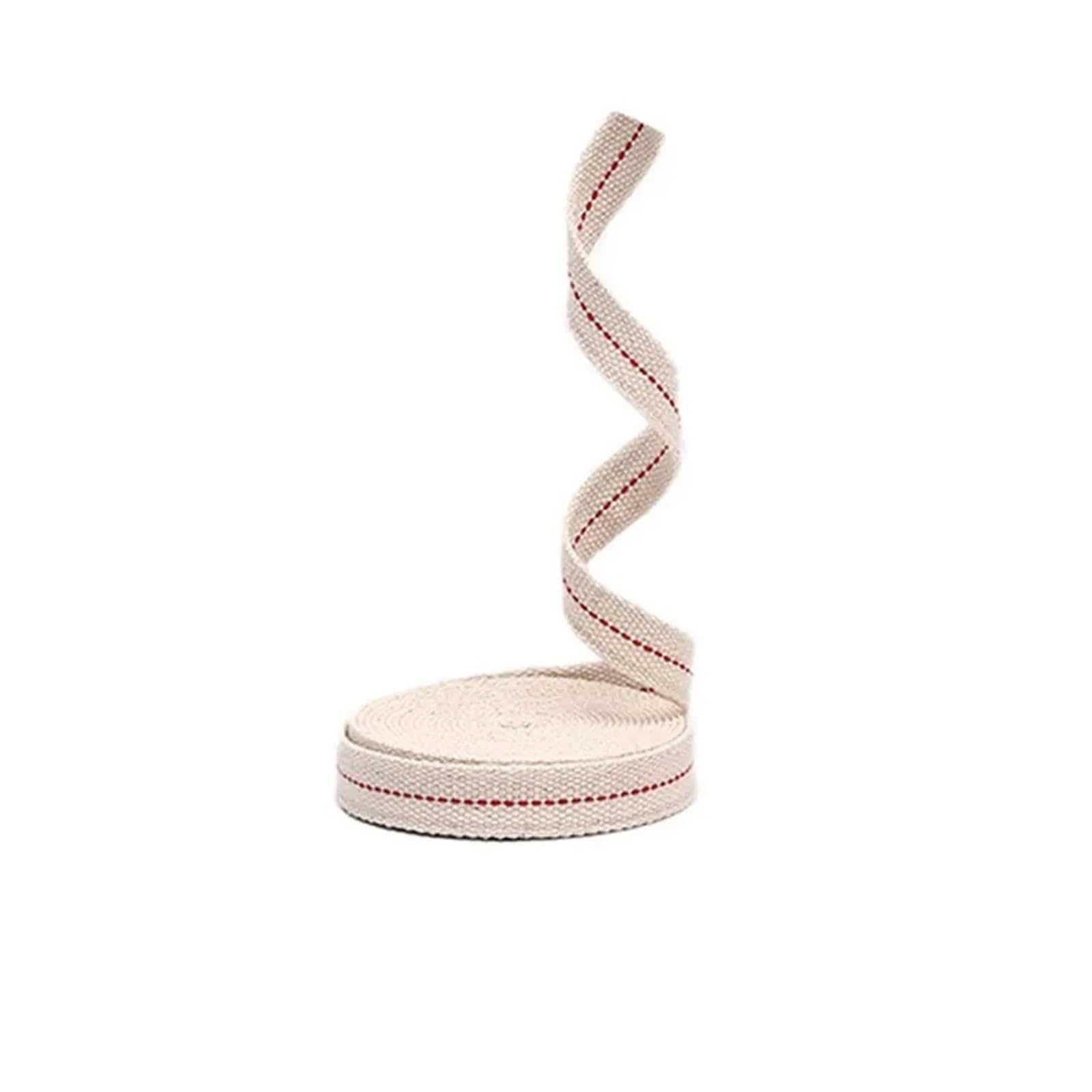 Wymień mocny knot z bawełny Pleciony bawełniany knot płaski 1 m długości, szerokość 1,1-2,5 cm do lamp naftowych i świeczników(0.43in x 39.37in)