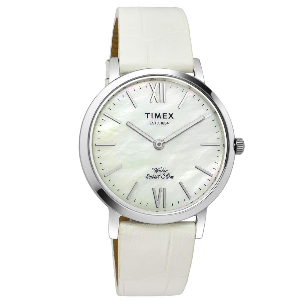 Timex Leather Analog White Dial Women Watch-Twel12601, Bandcolor-White (B07QTT2V9X) Amazon Price History, Amazon Price Tracker