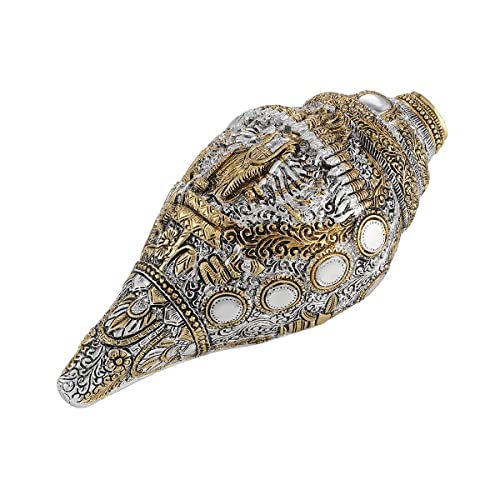 Image of Momentz Divine Shank for Pooja for Divine Experience of Workship, Luxury Item with Antique Look /Diwali Gift Product