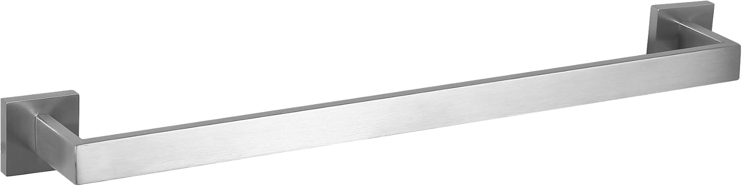 SEIDO 36 Inch Brushed Nickel Towel Bar, Heavy Duty & Rust-Proof 304 Stainless Steel Bath Towel Holder, Modern Square Wall Mounted Towel Rack for Bathroom, Kitchen, RV