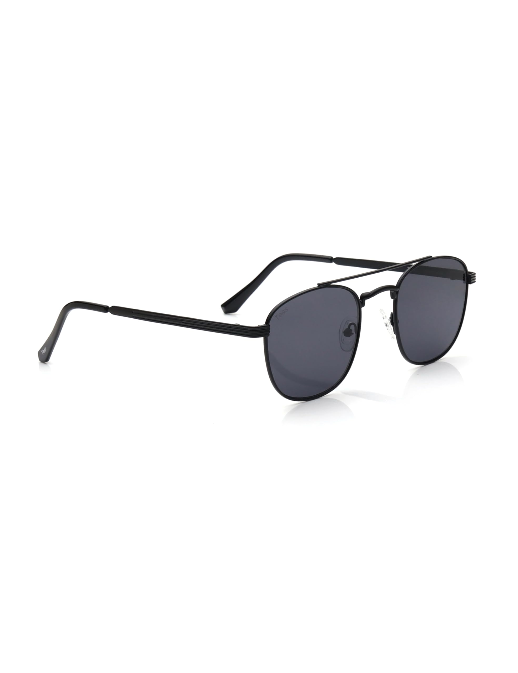 Tees Grey Aviator Sunglasses for unisex-image-12