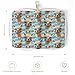 SEBNATAL Fashion Credit Card Holder Wallet for Daily Use, Compact Funny Alpaca Art Leather Case Purse with Metal Zipper