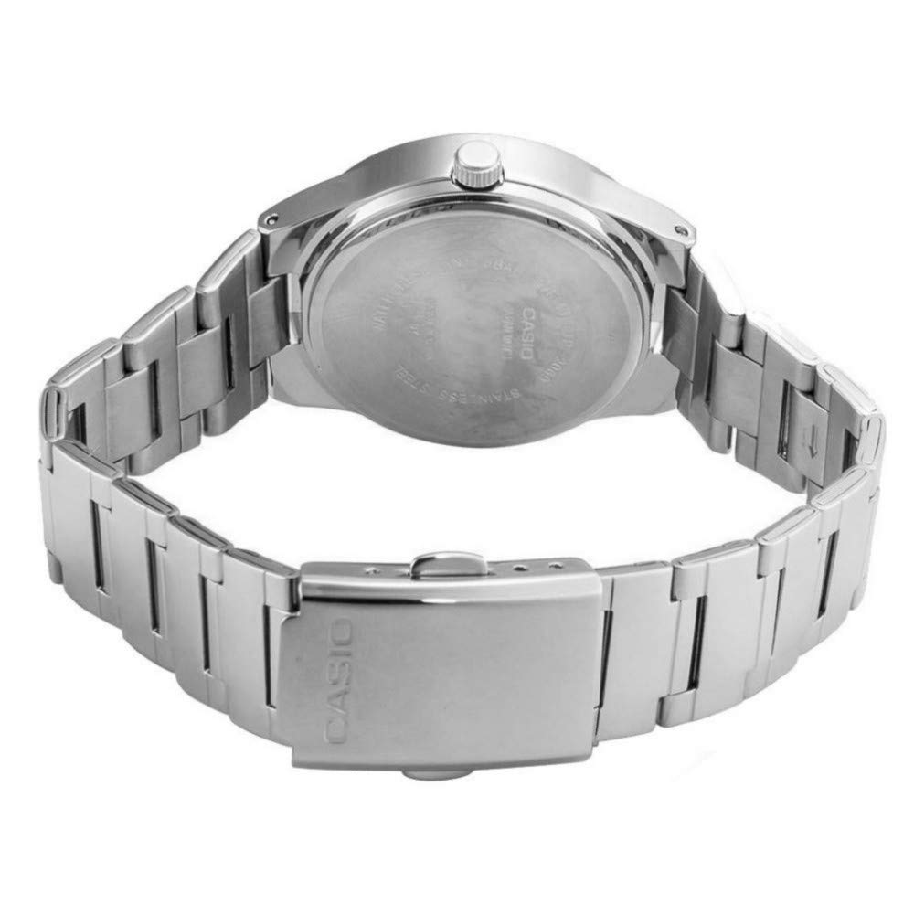 Casio Damen Analog Quarz mit Edelstahl Armbanduhr