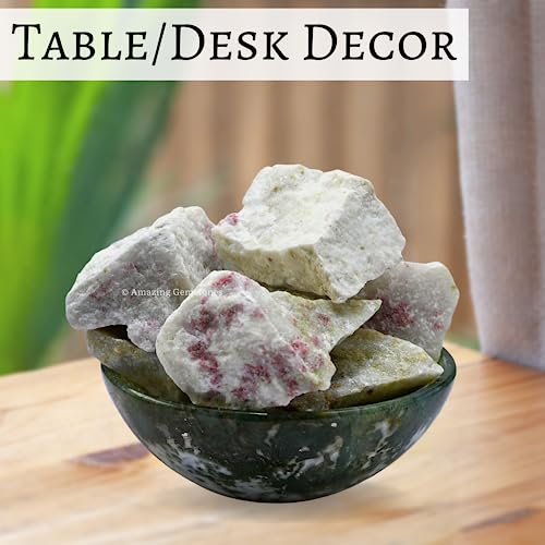 Image of Amazing Gemstone Cinnabarite Raw Crystals and Healing Stones, Natural Rocks for Tumbling - DIY Raw Stones and Crystals, 2 Pieces
