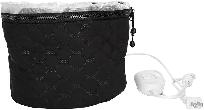 Cryfokt Hair Care Cap, 110V Thermal Treatment Cap, Electric Hair Spa Beauty Steamer with 3 Gear Adjustable Temperature Control, Nourishing Hat Deep Conditioning Heat for Home Use