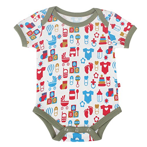 Nino Bambino Baby Boy's Cotton Clothing Set (NBBBSS18422-6-12M_Cream_6-12 Months)