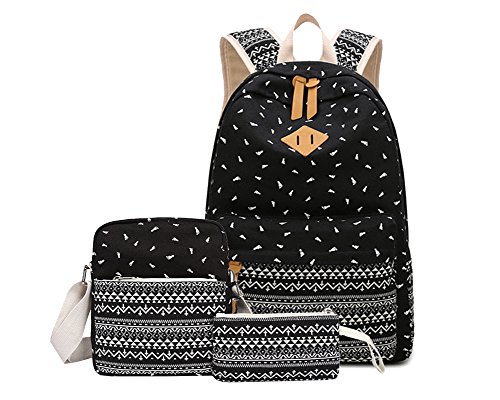 Tela Zaino Scuola Canvas Backpack Casual Ragazza