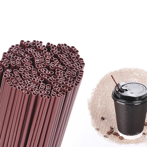 200 pitillos plásticos desechables para café y leche miniatura 6