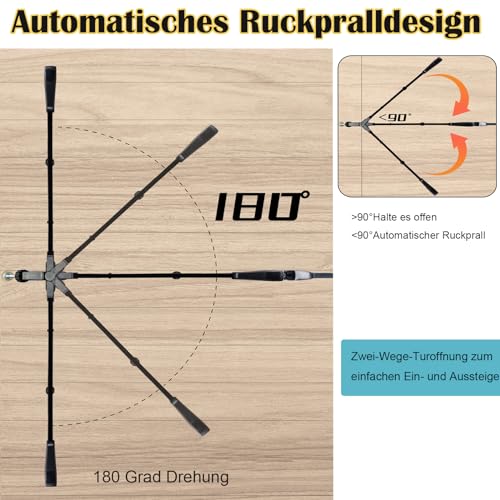 Aufun Treppenschutzgitter Türschutzgitter Kinder ohne Bohren, für 75-85 cm breit, Türgitter mit Druckbefestigung, selbstschließend, Metall Gitter, Hundesicherheitsgitter mit Katzenklappe (Schwarz)