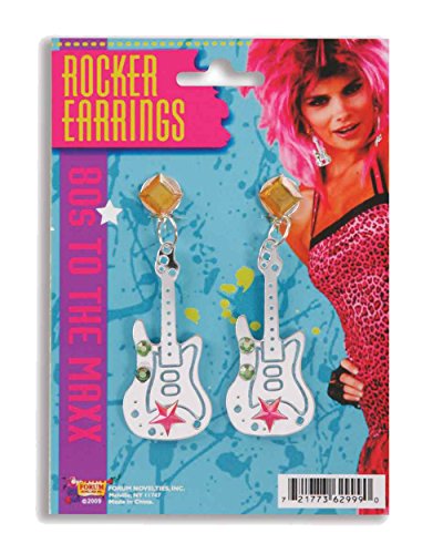 Rocker Guitar Earrings Accessory