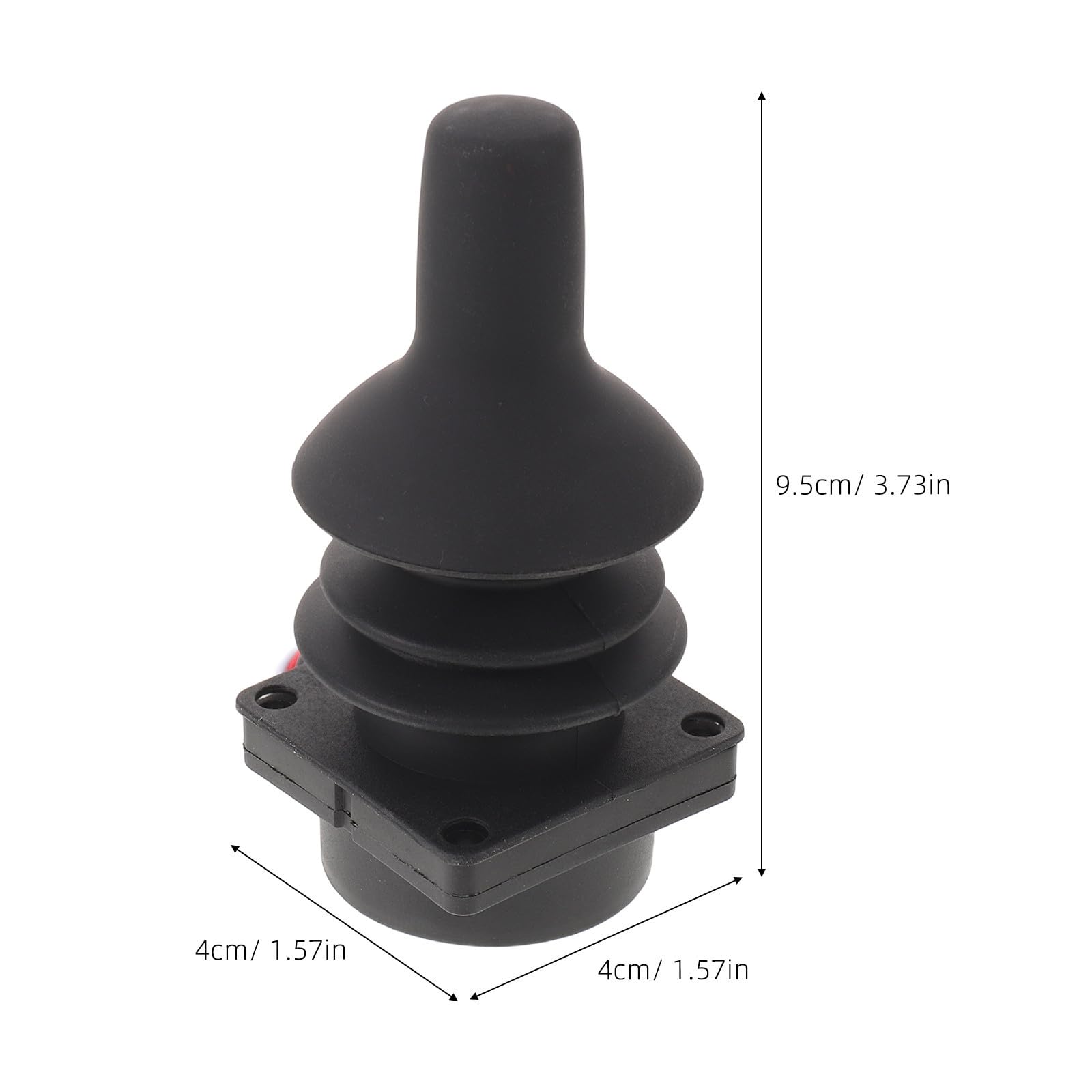 Healeved Joystick para Silla de Ruedas Eléctrica Rotación de 360 Grados, Base Antideslizante Reforzada de Nylon y Goma para Movimientos sin Retraso en Interiores y Salidas Cortas