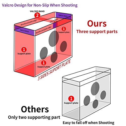 image for Hely Cancy Portable Shooting Practice Target Toy Storage Mesh Bag Comp