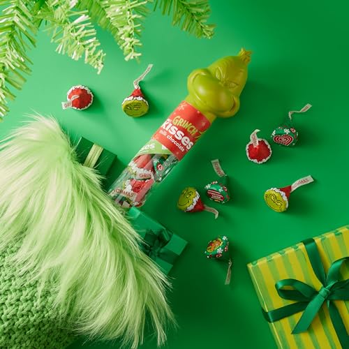 Hershey's Kisses Grinch Milk Chocolate Christmas Candy Cane, 2.08 oz - image 6