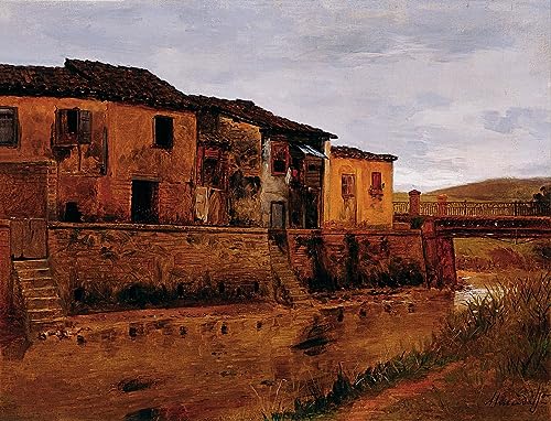 Peinture Abstraite Pont Tabatinguera Almeida Júnior Poster Tableau Célèbre 60x90
