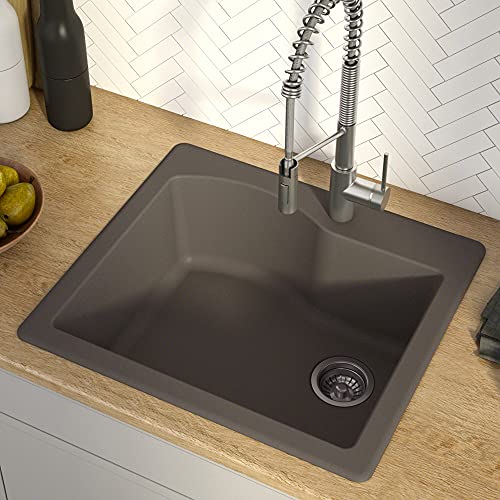 Kraus Dex 25-Inch Undermount 16 Gauge Stainless Steel Single Bowl Kitchen Sink, Ka1Us25B #TOP4