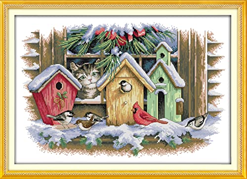 Peinture au diamant 5D cadeau amusant kit broderie strass chaton pour adulte