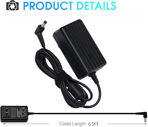 Miniatura 2 de Adaptador de fuente de alimentación AC/DC de conmutación de 12V 2A Cargador de pared Enchufe de EE. UU. (0.083 in X 0.217 in, 12 voltios - 2