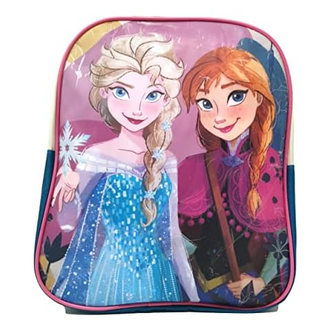 Theonoi Mochila de jardín infantil de plástico resistente, lavable para niñas y niños, Frozen Cover